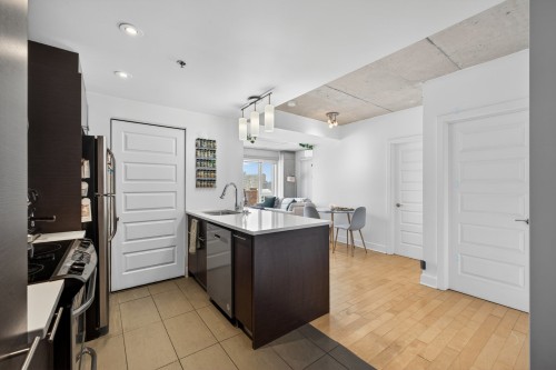 Cuisine - 806-1045 Rue Wellington, Montréal (Le Sud-Ouest), QC - Indoor Photo Showing Kitchen