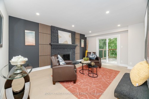 2392 Arnold Crescent, Burlington, ON - Indoor With Fireplace