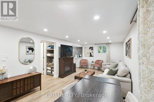 7429 Sideroad 20 Side Road, Mapleton, ON - Indoor With Fireplace