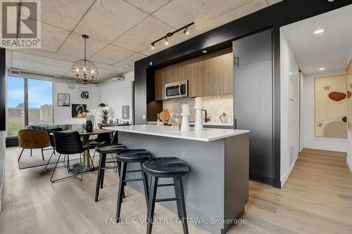 405 - 10 James Street, Ottawa, ON - Indoor Photo Showing Kitchen With Upgraded Kitchen