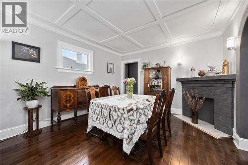 356 Talfourd Street, Sarnia, ON - Indoor Photo Showing Dining Room With Fireplace