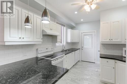 199 Jackson Street E, Hamilton, ON - Indoor Photo Showing Kitchen With Double Sink