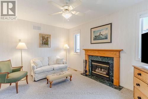 465 Ferndale Drive N, Barrie, ON - Indoor Photo Showing Living Room With Fireplace