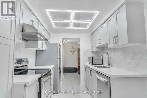 903 - 135 Hillcrest Avenue, Mississauga, ON - Indoor Photo Showing Kitchen With Double Sink