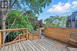 View of wooden deck - 