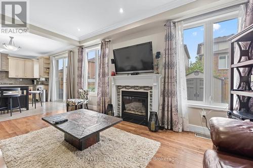 279 Cochrane Terrace, Milton (Wi Willmott), ON - Indoor Photo Showing Living Room With Fireplace