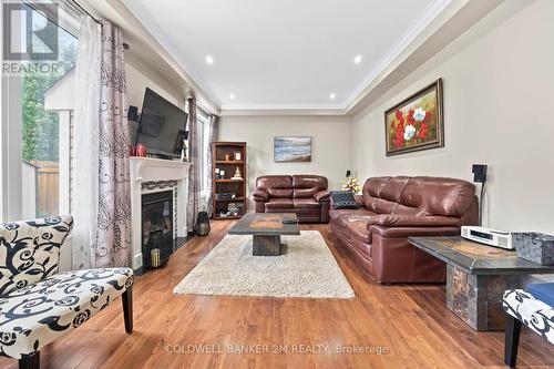 279 Cochrane Terrace, Milton (Wi Willmott), ON - Indoor Photo Showing Living Room With Fireplace