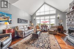 Large Windows, Vaulted Ceilings, Stone Fireplace - 