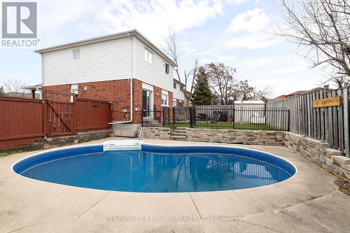 Pool virtually uncovered* - 27 Golds Crescent, Barrie, ON - Outdoor With In Ground Pool With Deck Patio Veranda