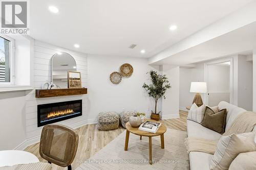 1346 Scugog Avenue, Oshawa (Lakeview), ON - Indoor Photo Showing Living Room With Fireplace
