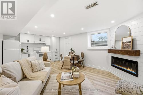 1346 Scugog Avenue, Oshawa (Lakeview), ON - Indoor Photo Showing Living Room With Fireplace