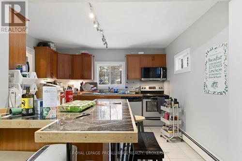 511 Victoria Street, Kingston (Central City East), ON - Indoor Photo Showing Kitchen With Double Sink