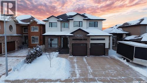 407 Kenaschuk Crescent, Saskatoon, SK - Outdoor With Facade