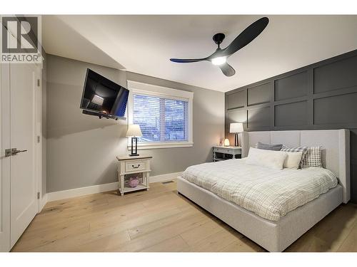 3rd bedroom upstairs - 5499 Mountainside Drive, Kelowna, BC - Indoor Photo Showing Bedroom