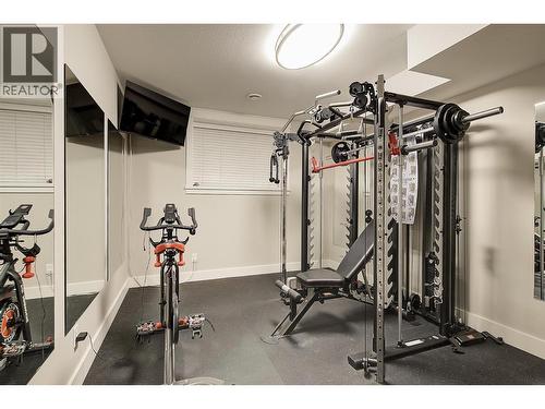 5499 Mountainside Drive, Kelowna, BC - Indoor Photo Showing Gym Room