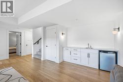 Wet bar off of the lower level recreation room - 