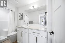 Lower level bathroom with a walk-in shower as well - 
