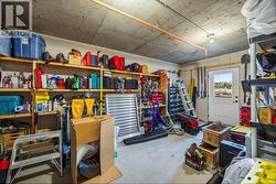 Flex space underneath the garage slab with access to the backyard - 