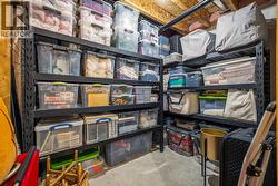 Storage on the lower level - 