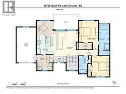 Upper level floor plan - 