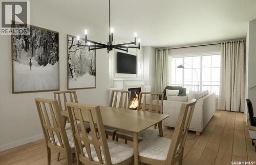 2808 Fleury Street, Regina, SK - Indoor Photo Showing Dining Room