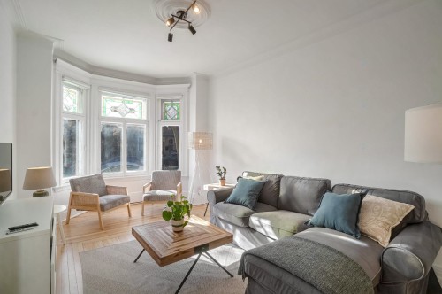 Salon - 5023 Rue Fabre, Montréal (Le Plateau-Mont-Royal), QC - Indoor Photo Showing Living Room