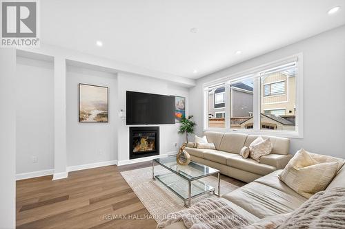 232 Aquarium Avenue, Ottawa, ON - Indoor Photo Showing Living Room With Fireplace