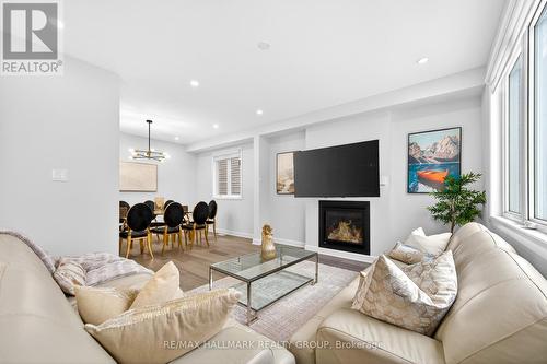 232 Aquarium Avenue, Ottawa, ON - Indoor Photo Showing Living Room With Fireplace