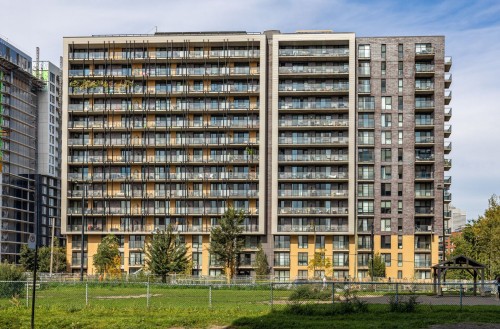 Exterior - 1205-1375 Rue Des Bassins, Montréal (Le Sud-Ouest), QC - Outdoor With Balcony With Facade