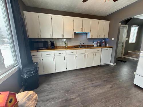 154A Kenogami Road, Longlac, ON - Indoor Photo Showing Kitchen With Double Sink