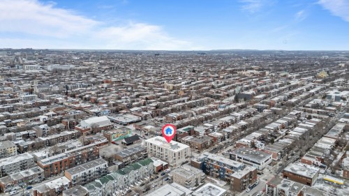 Aerial photo - 208-3328 Rue Masson, Montréal (Rosemont/La Petite-Patrie), QC - Outdoor With View