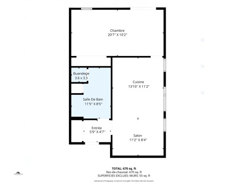 Drawing (sketch) - 208-3328 Rue Masson, Montréal (Rosemont/La Petite-Patrie), QC - Other