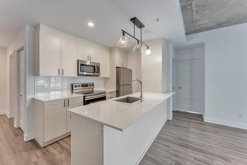 Cuisine - 312-1295 Rue Des Carrières, Montréal (Rosemont/La Petite-Patrie), QC - Indoor Photo Showing Kitchen With Upgraded Kitchen