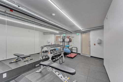 Salle d'exercice - 313-1295 Rue Des Carrières, Montréal (Rosemont/La Petite-Patrie), QC - Indoor Photo Showing Gym Room