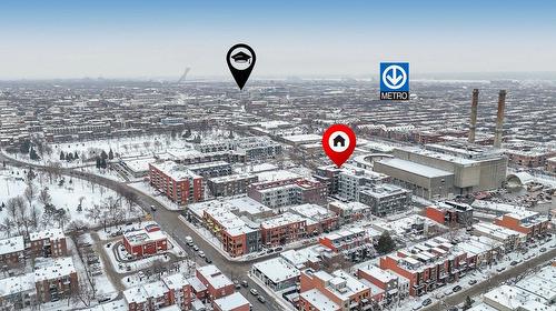 Photo aérienne - 313-1295 Rue Des Carrières, Montréal (Rosemont/La Petite-Patrie), QC - Outdoor With View