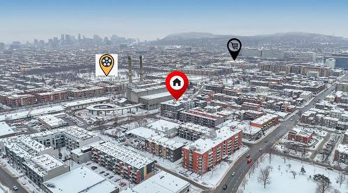 Photo aérienne - 313-1295 Rue Des Carrières, Montréal (Rosemont/La Petite-Patrie), QC - Outdoor With View