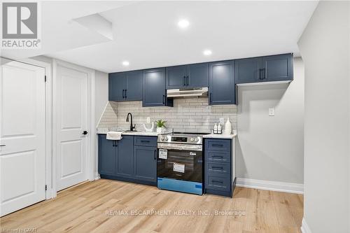 156 Walter Avenue N, Hamilton, ON - Indoor Photo Showing Kitchen With Upgraded Kitchen