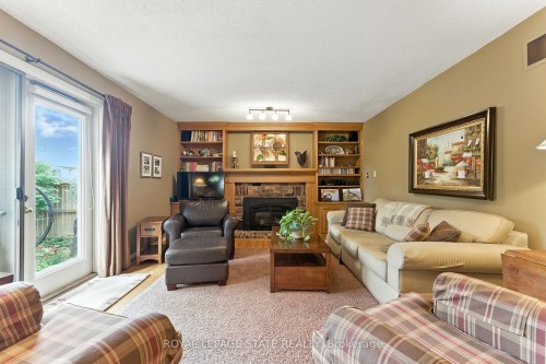 3 Atkins Drive, Hamilton, ON - Indoor Photo Showing Living Room With Fireplace