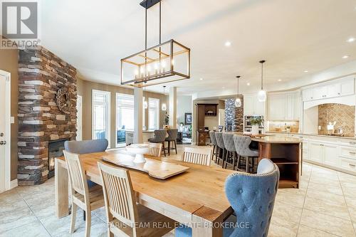 1209 Seadon Road, Springwater, ON - Indoor Photo Showing Dining Room