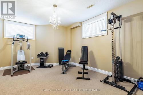 1209 Seadon Road, Springwater, ON - Indoor Photo Showing Gym Room