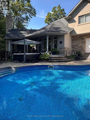 1209 Seadon Road, Springwater, ON - Outdoor With In Ground Pool