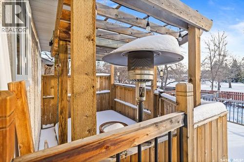50 Hyland Crescent, Regina, SK - Outdoor With Deck Patio Veranda With Exterior