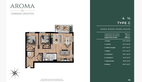 3305-4935 Rue des Ormes , Contrecoeur, QC J0L 1C0 3