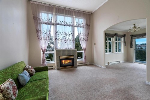 302-1663 Mckenzie Ave, Saanich, BC - Indoor With Fireplace