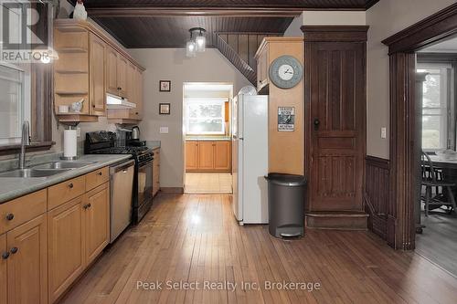 3410 Perth Rd 163 Road, West Perth (Fullarton), ON - Indoor Photo Showing Kitchen With Double Sink