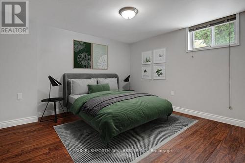 Virtually Staged-Unit B-Primary Bedroom - 892 Baseline Road, Ottawa, ON - Indoor Photo Showing Bedroom