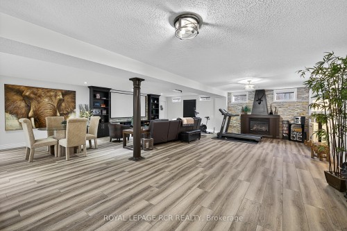 21 Corvinelli Drive, Whitby, ON - Indoor With Fireplace