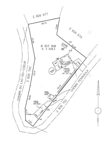 Plan (croquis) - 24 Ch. Peninsula, Saint-Adolphe-D'Howard, QC - Other