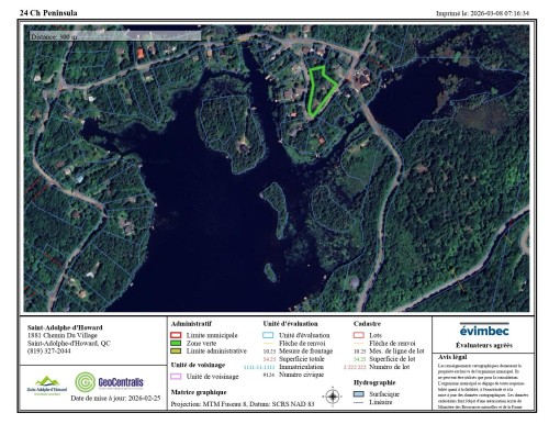 Plan (croquis) - 24 Ch. Peninsula, Saint-Adolphe-D'Howard, QC - Other