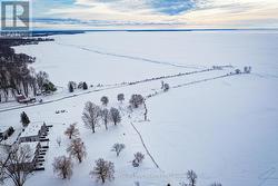 Frozen lady Lake Simcoe - 